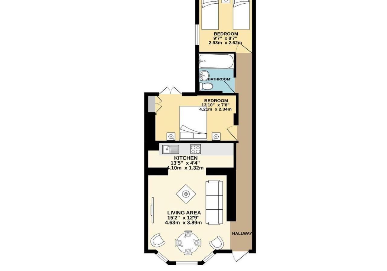 Queens Apartment - By My Getaways - Free Parking For One Car Brighton Eksteriør billede